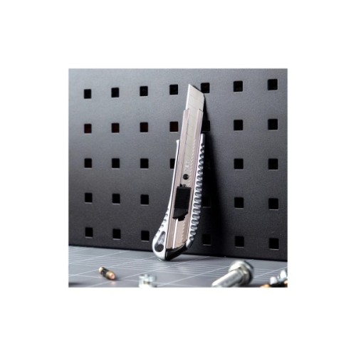 Ніж монтажний Deli з висувним сегментним лезом 18 мм (DL4255)