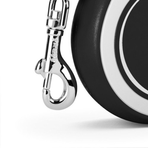 Повідець для собак Flexi New Comfort S стрічка 5 м (чорний) (4000498043547)