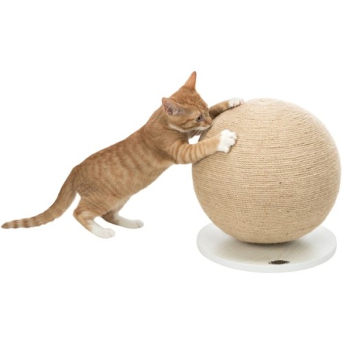 Дряпка (кігтеточка) для котів Trixie Куля 29х31 см бежева (4047974437216)