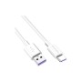Дата кабель USB 2.0 AM to USB-C 1.0m 5A white ColorWay (CW-CBUC019-WH)