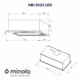 Витяжка кухонна Minola HBI 5025 I LED