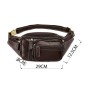 Сумка Vintage Поясна об'ємна чоловіча Коричнева (14860)