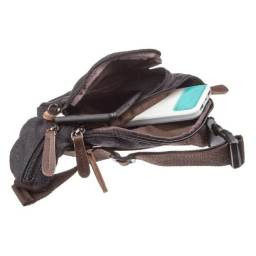 Сумка Vintage Текстильна Чорна (20085)