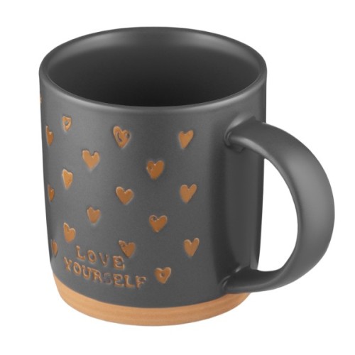 Чашка Ardesto Alda, 365мл, кераміка, сірий (AR3496)