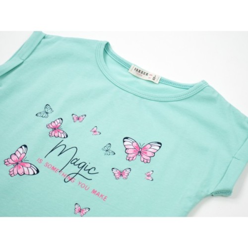 Набір дитячого одягу Breeze з метеликами (19828-104G-mint)