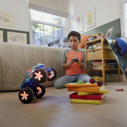 Радіокерована іграшка Hot Wheels Автомодель Monster Trucks Мега Рекс 1:15 (JBD90)