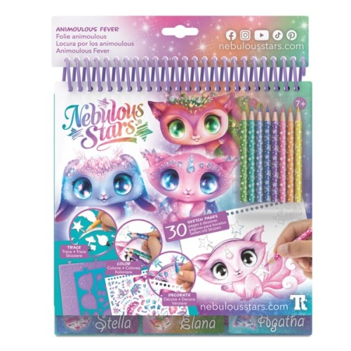 Набір для творчості Nebulous Stars Скетчбук Зоряні друзі (11141)