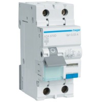 Диференціальний автоматичний вимикач Hager 1-п.+N 20A C 30mA (6kA) A (A) (ADA970D)