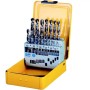 Набір свердл DeWALT по металу HSS-R, 29 шт, металева касета (DT5930)