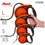Повідець для собак Flexi Xtreme стрічка M 5 м/35 кг помаранчева (4000498034309)