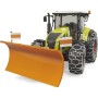Масштабна модель автомобіля Bruder Трактор Claas Axion 950 для прибирання снігу (03018)
