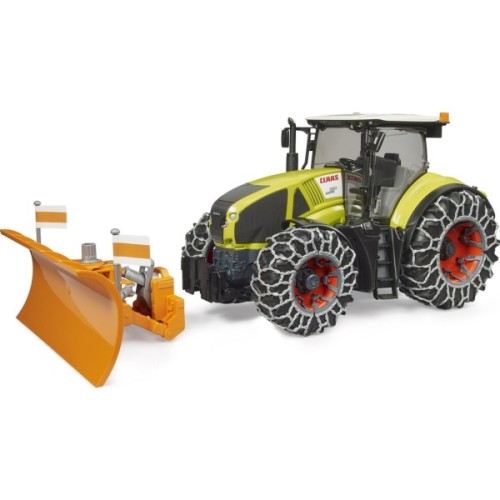 Масштабна модель автомобіля Bruder Трактор Claas Axion 950 для прибирання снігу (03018)