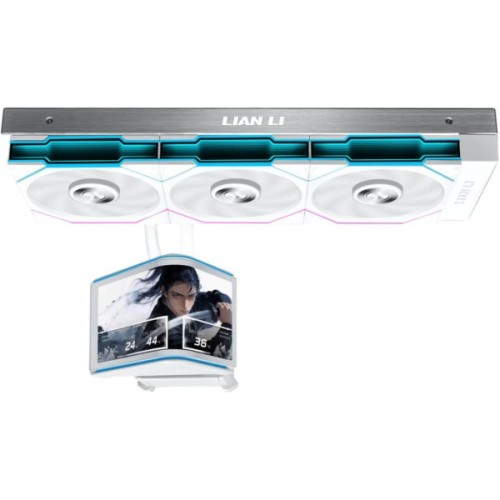 Система рідинного охолодження Lian Li Hydroshift II OLED Curved 360 TL, White (G89.GHS2OLDC36TW.00)