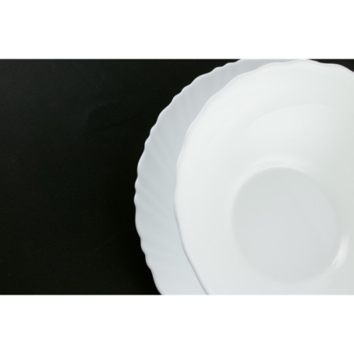 Тарілка Vittora Wave Blanco обідня 220 мм (V-220W)