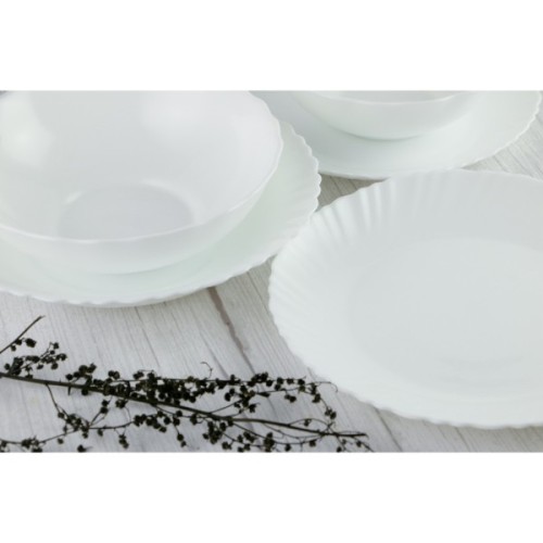 Тарілка Vittora Wave Blanco обідня 220 мм (V-220W)