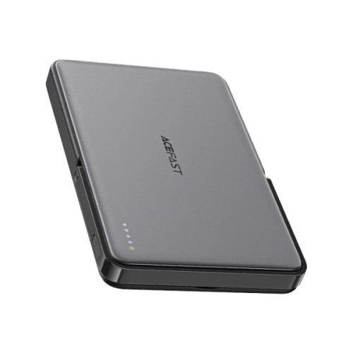 Батарея універсальна Acefast Magnetic Wireless 5000mAh, 18W, PD, QC/3.0, with holder M16, Black (6974316283997)