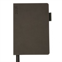 Тижневик Leo planner А5 датований 2026 "Binario", м'який, графіт, 368 сторінок (252640)