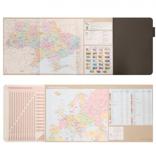 Тижневик Leo planner А5 датований 2026 "Binario", м'який, графіт, 368 сторінок (252640)