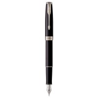 Ручка пір'яна Parker SONNET 17 Black Lacquer CT  FP F (86 115)