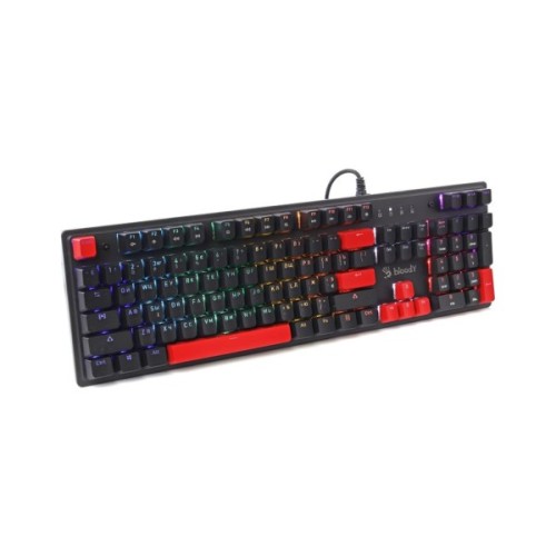 Клавіатура A4Tech Bloody S525N RGB BLMS Red Switch USB Fire Black (4711421002066)