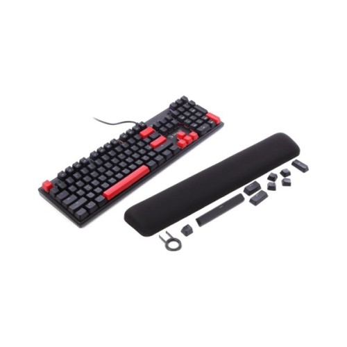 Клавіатура A4Tech Bloody S525N RGB BLMS Red Switch USB Fire Black (4711421002066)
