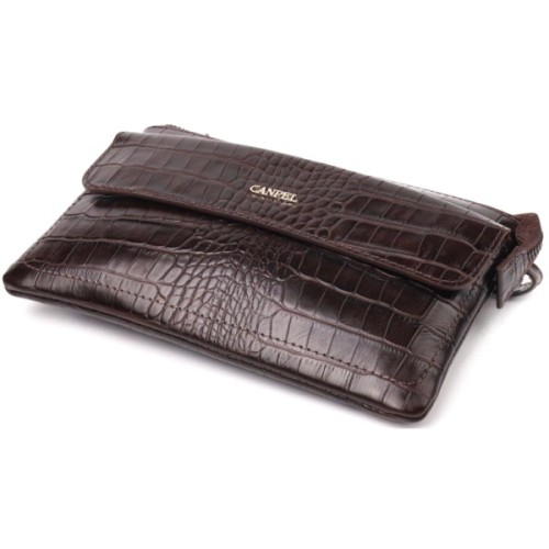 Сумка Canpellini З натуральної шкіри Коричнева (21547)