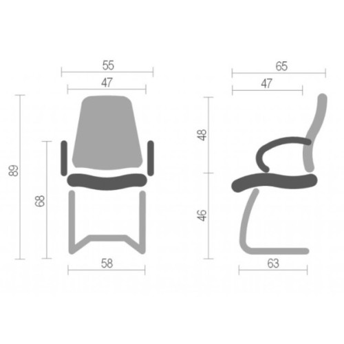 Офісне крісло Аклас Міраж CH CF Чорне (07320)