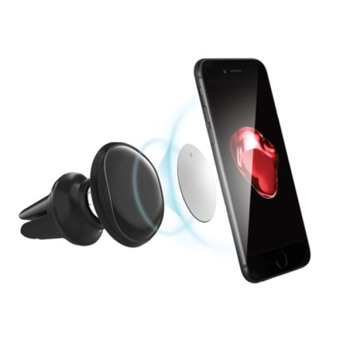 Універсальний автотримач ColorWay Metallic Air Vent-4(360 rotation) magnetic Black (CW-CHM09-BK)