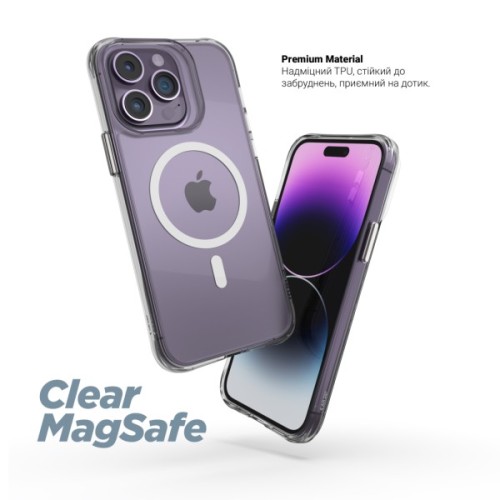 Чохол до мобільного телефона Armorstandart Clear Magsafe Apple iPhone 16e Transparent (ARM83849)