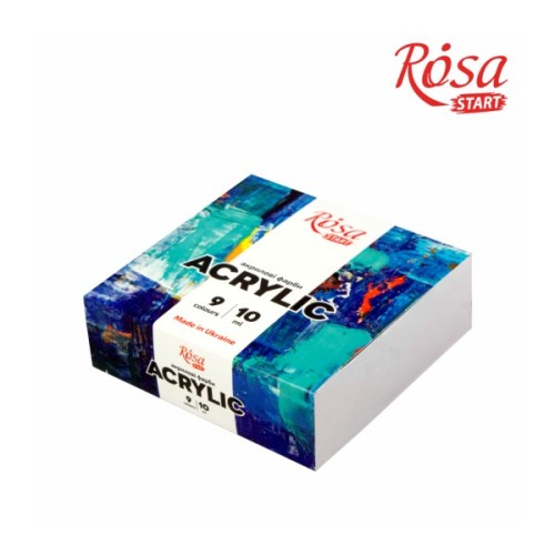 Акрилові фарби Rosa START COLOR 9 x10мл (4823098530992)