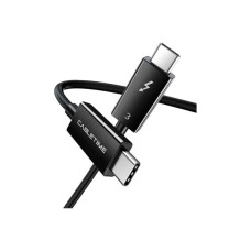 Дата кабель USB-C to USB-C 0.5m Thunderbolt 3 100W (20V/5A) 5K60Hz Cabletime (CA915392)
