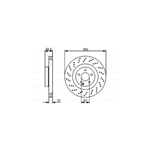 Гальмівний диск Bosch 0 986 479 412