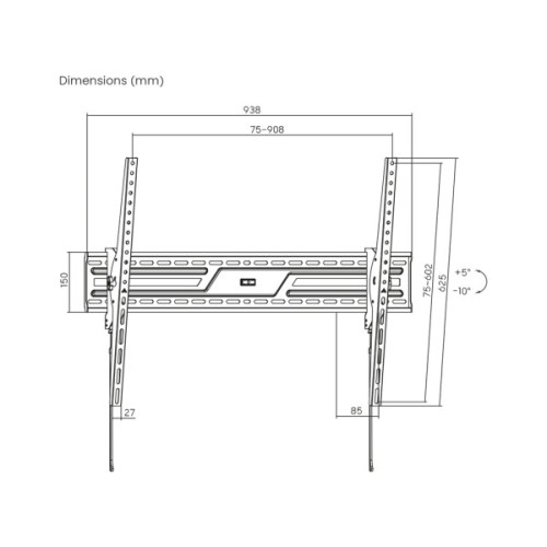 Кронштейн Brateck KL38-69T