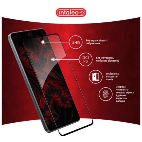 Скло захисне Intaleo Full Glue Xiaomi 12 Lite Black (1283126559389)