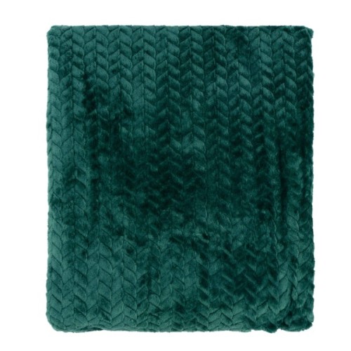 Плед Ardesto Jacquard Braid 200х220см, 100% поліестер, смарагдовий (ART0208JB)