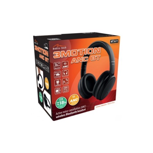 Навушники Media-Tech MT3611 Bluetooth Black (MT3611)