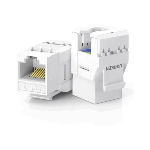 Модуль Keystone RJ45 UTP cat.6 NW186 Unshielded Module 180° White Ugreen (30844)