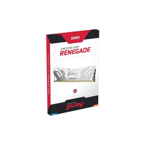 Модуль пам'яті для комп'ютера DDR5 32GB (2x16GB) 8000 MHz Renegade White Kingston Fury (ex.HyperX) (KF580C38RWK2-32)
