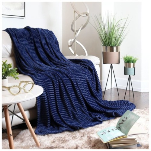 Плед Bergamo Line темно-синій 130 х 180 см (70030305-44)