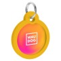 Адресник для тварин WAUDOG Smart ID з QR паспортом "Градієнт помаранчевий", коло 30 мм (230-4035)