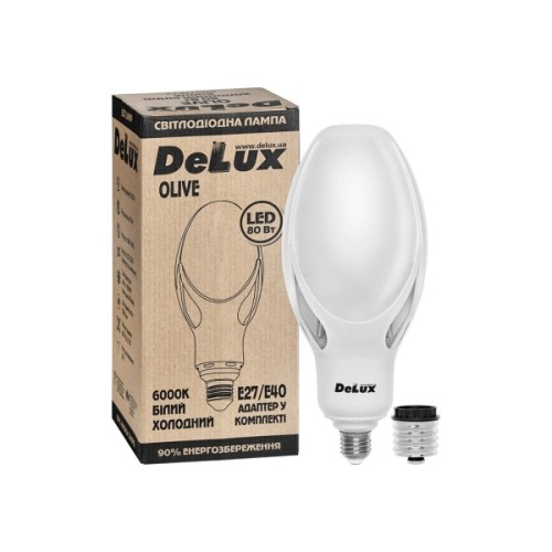 Лампочка Delux OLIVE 80w E27 6000K (90011622)