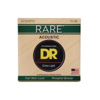 Струни для гітари DR Strings RARE Acoustic Phosphor Bronze - Extra Light (10-48) (RPL-10)