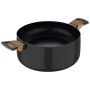 Каструля Bergner Earth black, з кришкою 24 см, 4.3 л (BG-32036-BK)