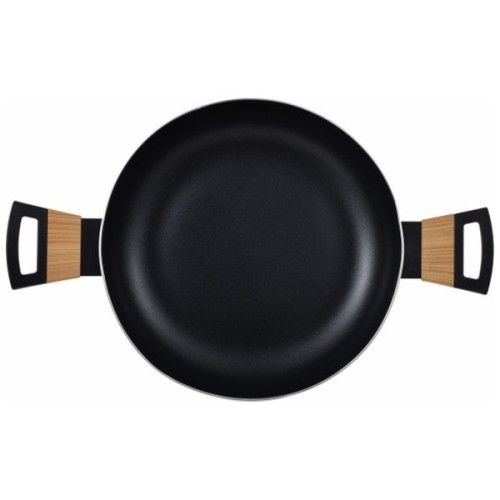 Каструля Bergner Earth black, з кришкою 24 см, 4.3 л (BG-32036-BK)