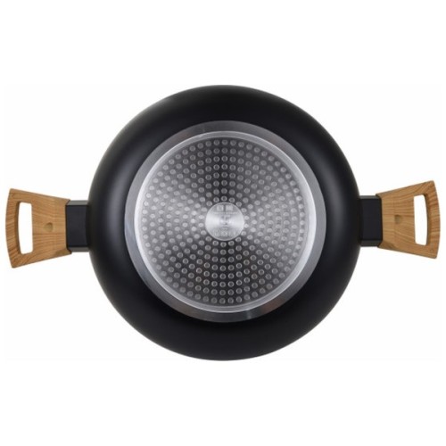 Каструля Bergner Earth black, з кришкою 24 см, 4.3 л (BG-32036-BK)