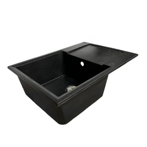 Мийка кухонна Adamant Horizon Medium чорний + змішувач (4824296104403)