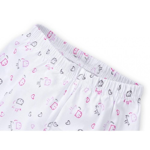 Піжама дитяча Aziz з дівчинкою і котиками (9136-1,5G-white)