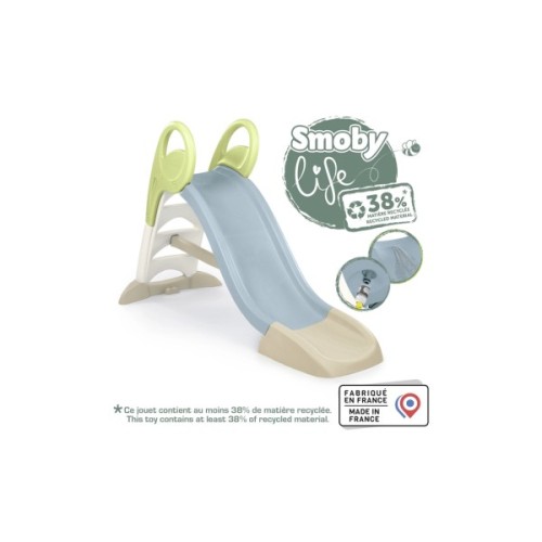 Гірка Smoby Life з водним ефектом блакитно-бежева (7600820509)