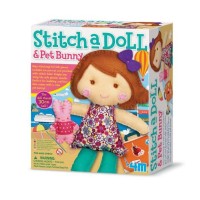 Набір для творчості 4М Шиття Лялька і кролик (00-02765)