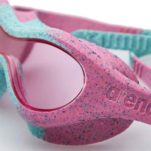 Окуляри для плавання Arena Spider Kids Mask рожевий, бірюзовий 004287-902 (3468336926345)